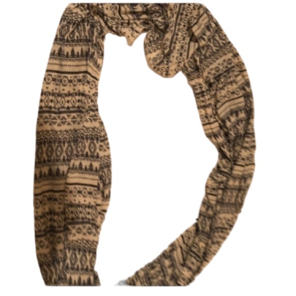 Infinity scarf ,neutral,wore once tan & black